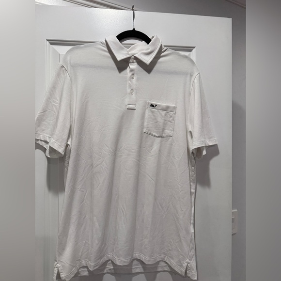 Vineyard Vines White Polo Shirt - Picture 1 of 3